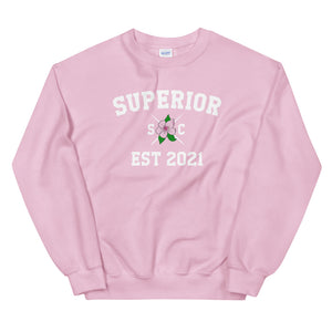 Collegiate Apple Blossom Crewneck