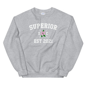 Collegiate Apple Blossom Crewneck